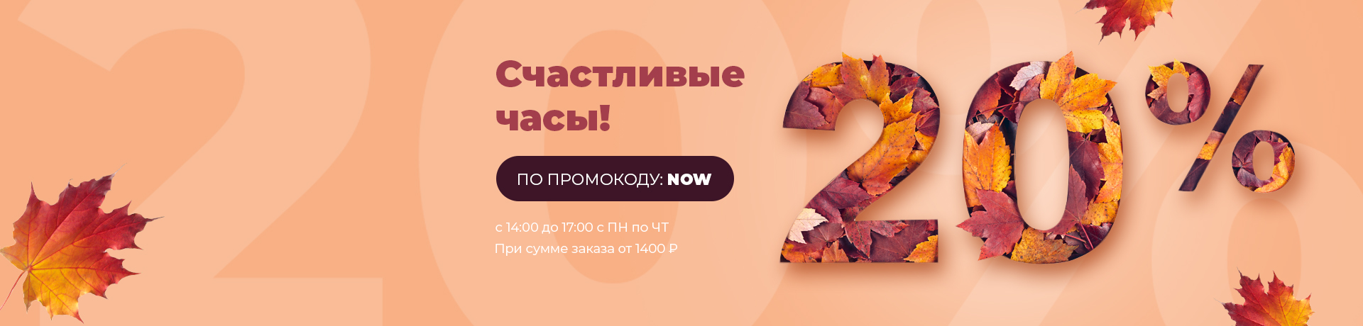 NOW - 20% 🔥🔥🔥